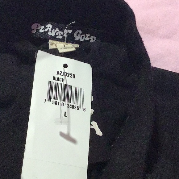 Planet gold strapless black dress - Picture 3 of 5